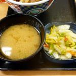 吉野家 - お新香･みそ汁セット ￥120