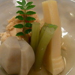 さ々木 - 筍の穂先、蕗、里芋☆　鯛の子がとてもキレイなコーラルピンク☆