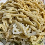 ラーメン もっけだの - 『冷凍汁なし(調理後)』の天地返し(麺、特製ダレ以外別売)