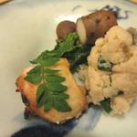 (付出し)ムカゴ、くさ河豚、卯の花