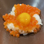 鮨 波づき - 生いくら　う玉　ヅケ飯