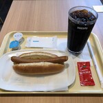 ドトールコーヒーショップ 広島市民病院店 - Cセット（ジャーマンドック）