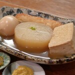 大八 - 玉子、ごぼてん、大根、焼き豆腐