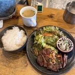BAR つちのこ - ハラミステーキランチ