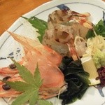 隠れ家Dinning　味杜 - 活車海老の刺身