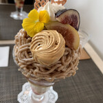 シエルブルー - モンブランパフェ