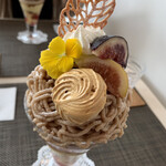 シエルブルー - モンブランパフェ