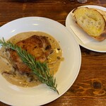 伊太利亭 - ★平日ランチセット（若鶏のカチャトラ風・1100円税込）★