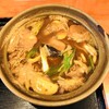 角丸 - 料理写真:味噌煮込みうどんの竹はかしわ入り
