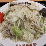 製麺屋食堂 - 野菜炒め定食 800円