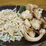お好み焼　もみじ - イカのゲソ焼き
