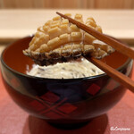 御料理 寺沢 - 椀種には立派な蝦夷あわび