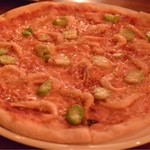 カサ　ディ　フルッタ - 白エビと空豆のPIZZA1500円