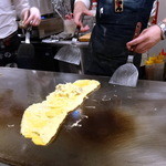 吉祥寺 じゅん粋 - 豚平焼680円③チーズのっけて