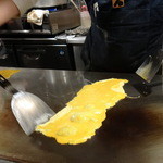 吉祥寺 じゅん粋 - 豚平焼680円①玉子投入！