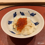 御料理 寺沢 - いくらを載せて味変