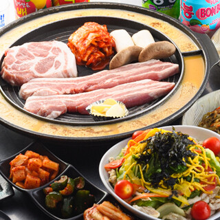 Made with "Kagoshima pork" ♪ Apuro's standard [samgyupsal] is a must-try