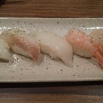 寿司と炉端焼 四季花まる - 柚子塩5貫(836円)