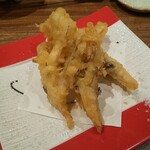 寿司と炉端焼 四季花まる - 舞たけの天ぷら(638円)
