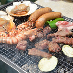 BBQ LIVE COVATONE 名古屋 - 料理写真:海鮮＆サーロインステーキBBQコース