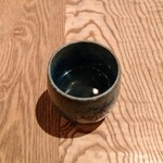 sio - 鶏だし干し舞茸コンソメスープ。透明ながらコクと香りしっかりの一品。秋の香り