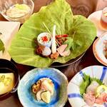 味庵 木葉 - コース料理一例内容は月に1回変更されます。