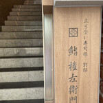 鮨 権左衛門 - この階段を上がった右手にお店があります！！
