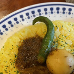 カレーの店 マボロシ - 青唐辛子で辛さ増します