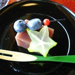 幻董庵 - 水羊羹のデザート