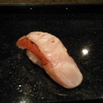 鮨あんりえるるかん - 炙り金目鯛の握り