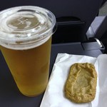 ANAフェスタ - さぬきビールにプラス１００円でじゃこ天をオーダー可能です(*´∀｀*)