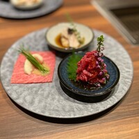 焼肉ホルモン 新井屋 にかい - 3種盛り