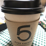 FIVECOFFEE STAND&ROASTERY - カフェラテ　580円