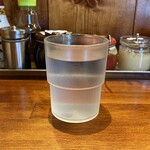 横浜家系ラーメン 三郷家 - 水。
