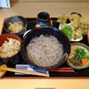 Okuizumo Sobadokoro Ippuku - 舞茸天婦羅そば定食（1243円）