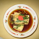季節料理山ぐち - 揚げ出し豆腐