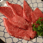 炭火焼肉 七福 - 黒毛和牛カルビ※A5ランク使用