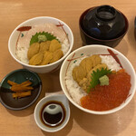 Unimurakami - ウニ&帆立丼(Sサイズ)、ウニ&いくら丼(Sサイズ)