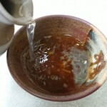 Honke Hashimoto - 蕎麦湯で割ると…いりこの香りふわり