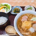 三佳 - 料理写真:天ぷらラーメンセット