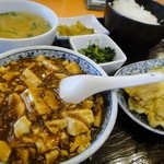 東天閣 - 麻婆豆腐定食