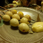 焼鳥いなかもん - 鶉たまご