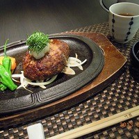 レストランあしや竹園 - ランチの特選但馬牛ハンバーグ