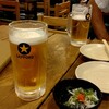 食道楽 - 生ビールとお通し