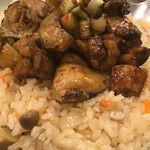 丸万焼鳥 - チキンピラフ