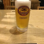 丸万焼鳥 - 生ビール