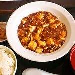 もん多 - 麻婆豆腐定食600円