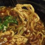 中華酒膳 幸龍 - （2013/3月）「四川麻婆がけ焼そば」の麺