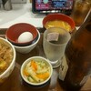 すき家 - すきやき牛丼とビール