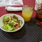 四川料理 溪邦 - ランチ サラダ